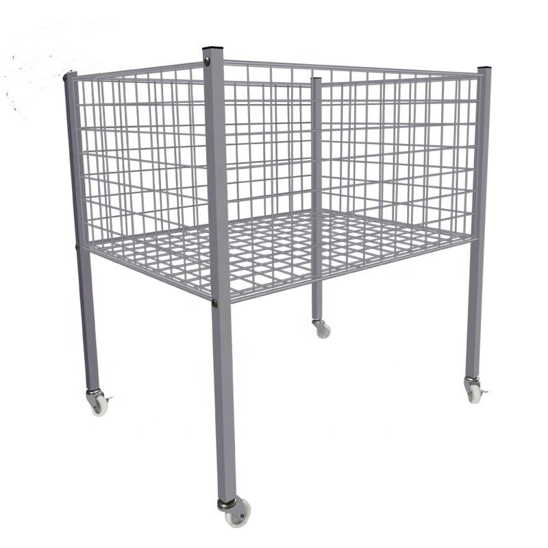 Durable wire dump bins