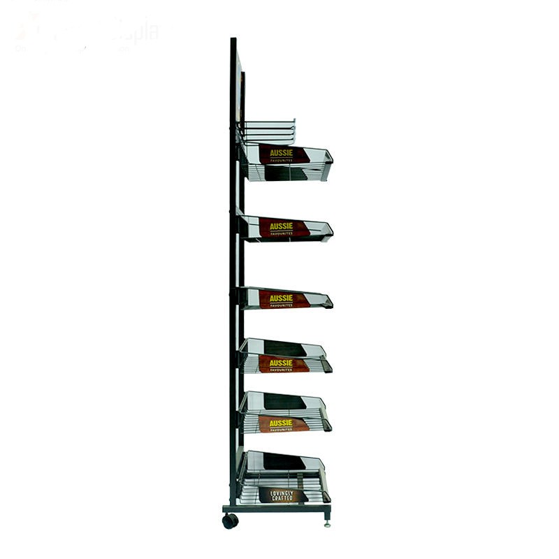 Metal Grocery store display rack