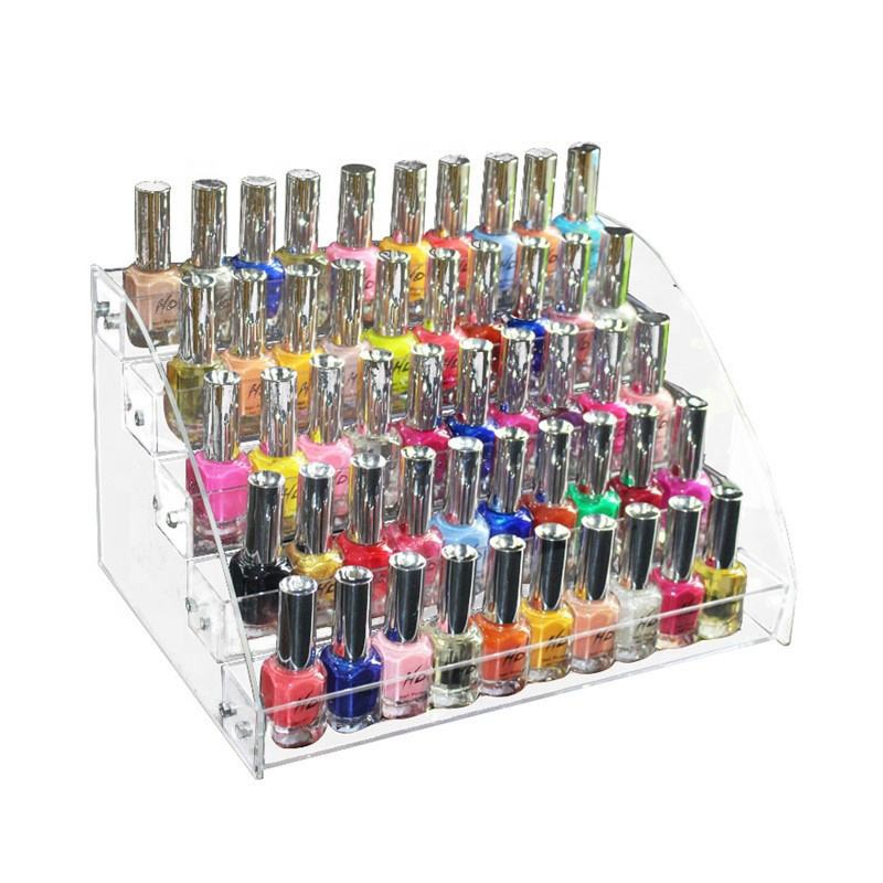 5 drawers counter nail polish display rack stand