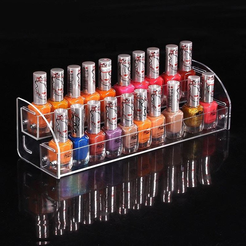5 drawers counter nail polish display rack stand