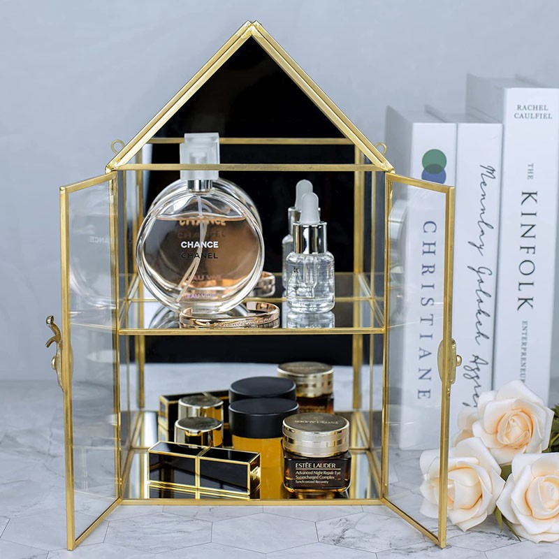 Tabletop perfume display cabinet