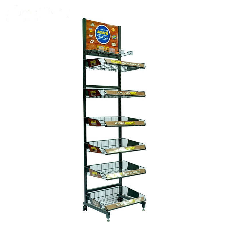 Wire rack display stand
