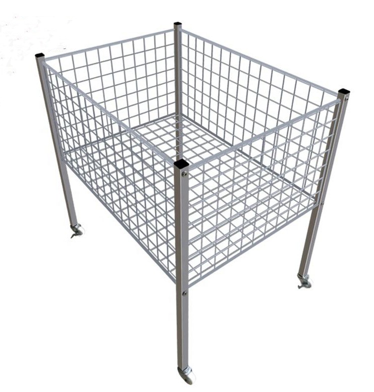 Durable wire dump bins