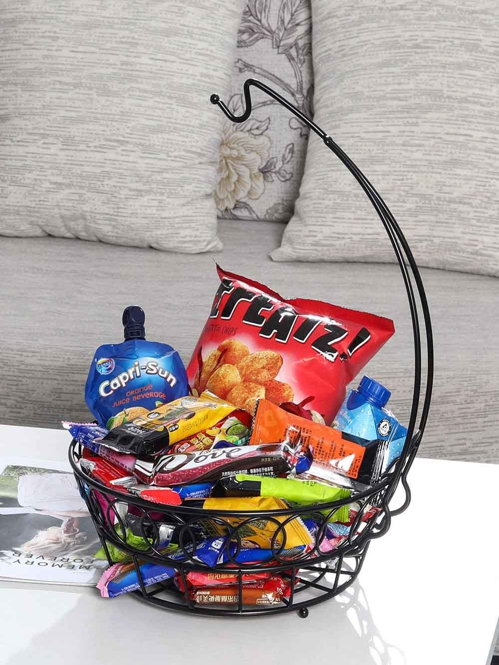 Counter fruit basket hanger