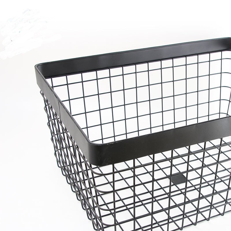 Solid mesh basket storage