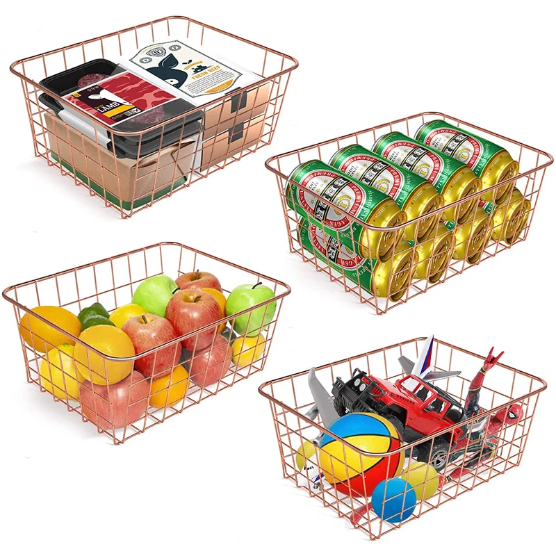 Multiple Storage stackable wire storage basket