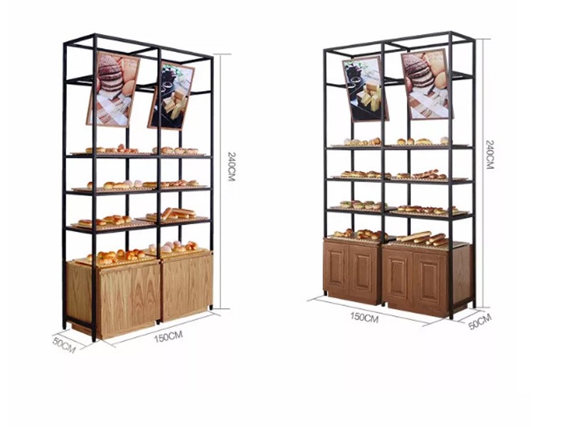 Commercial bread display cabinet