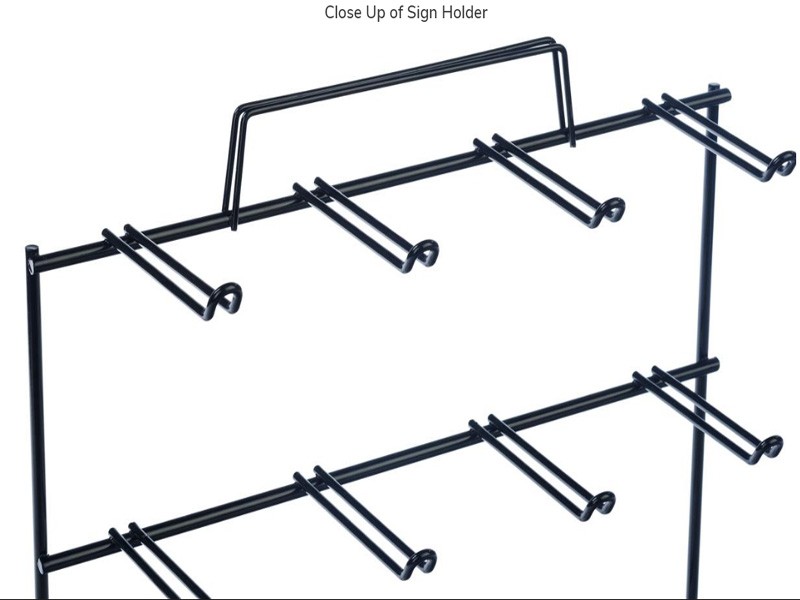 Countertop wire rack display