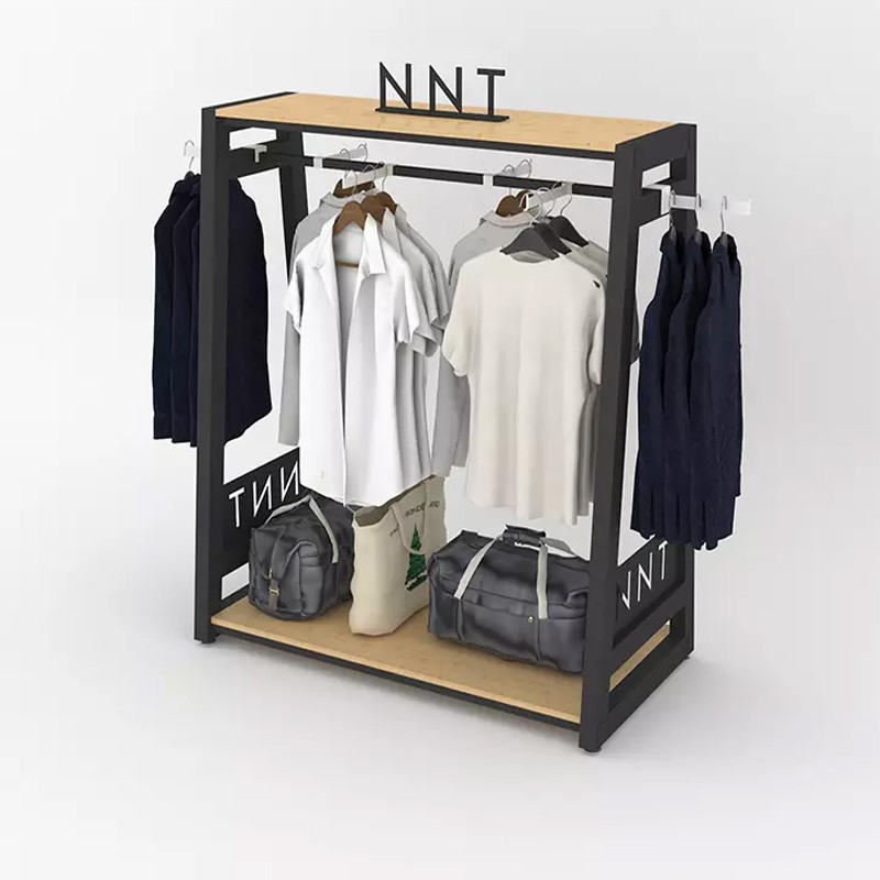 Store apparel display stands