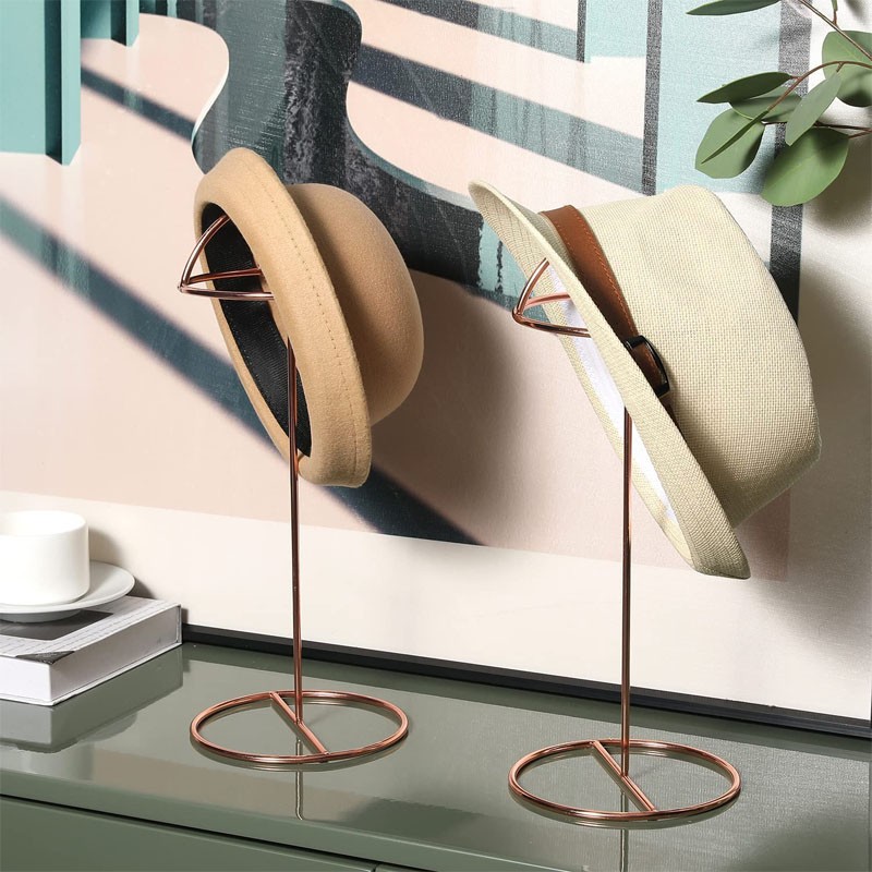 Table top hat holder display