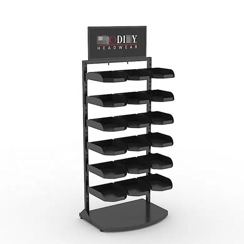 Free standing rotating Hat Display Rack