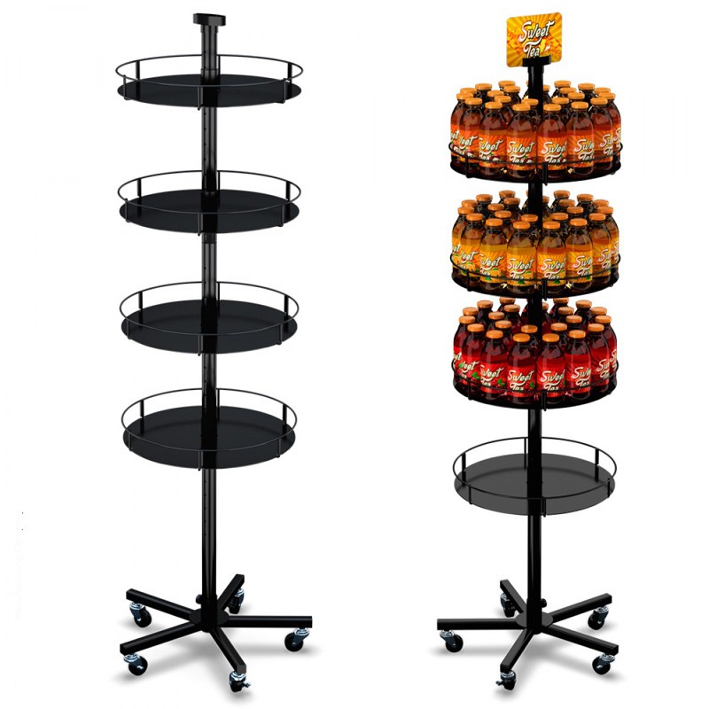 Heavy duty metal rack display