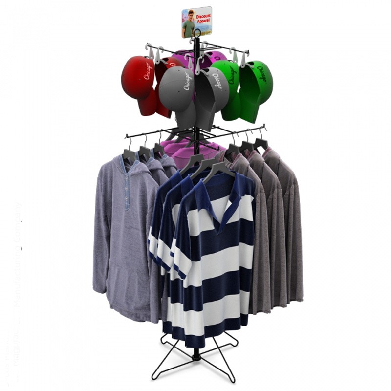 Clothing store Retail t shirt display racks