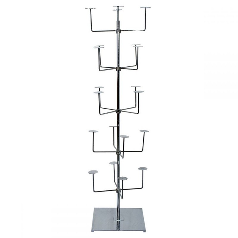 Free standing hat rack display