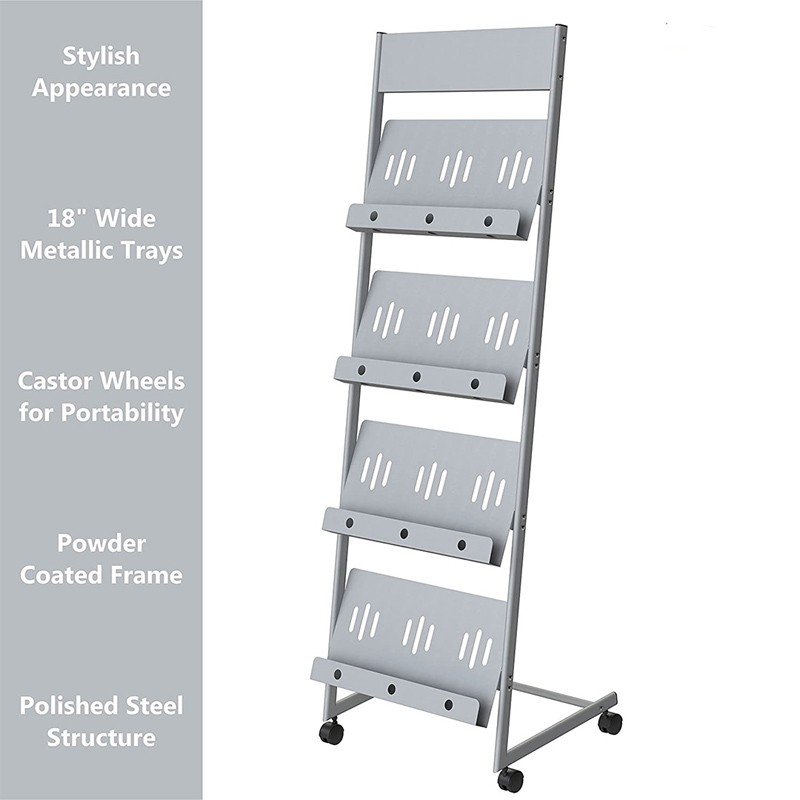 Custom newspaper display stand