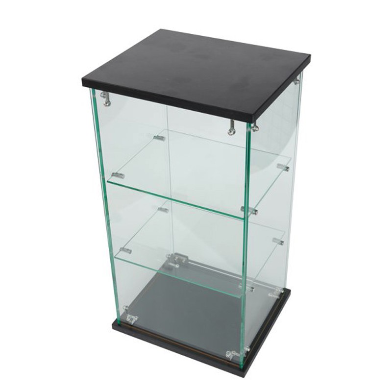 Modern glass bookcase