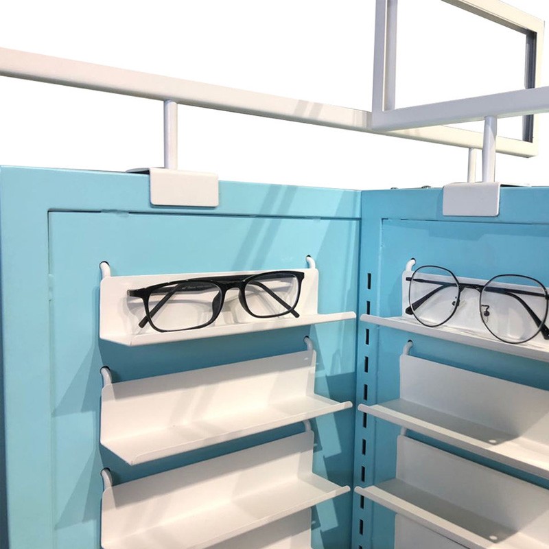 Floor stand eyeglass display cabinet