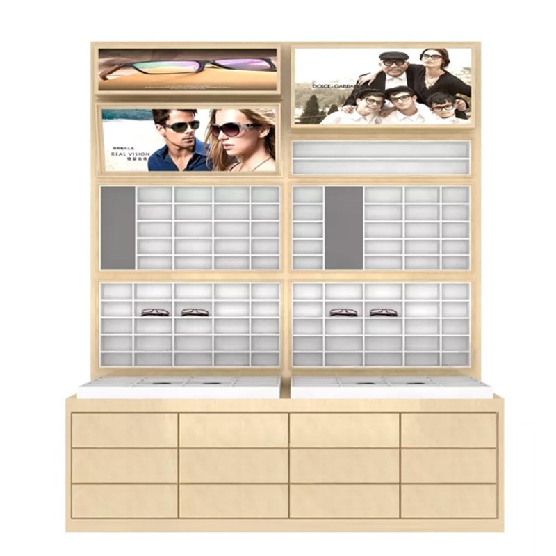 Factory supply  wood sunglasses kiosk