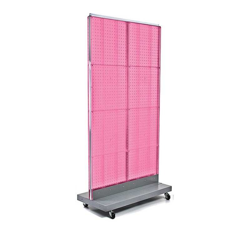 Double side Portable pegboard stand
