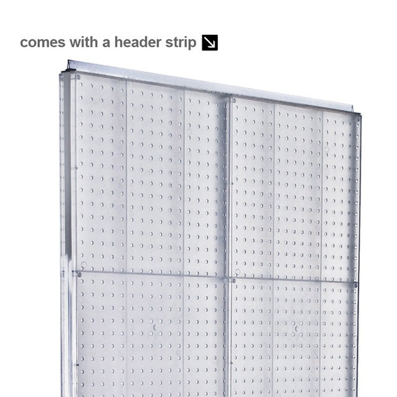 Freestanding pegboard display