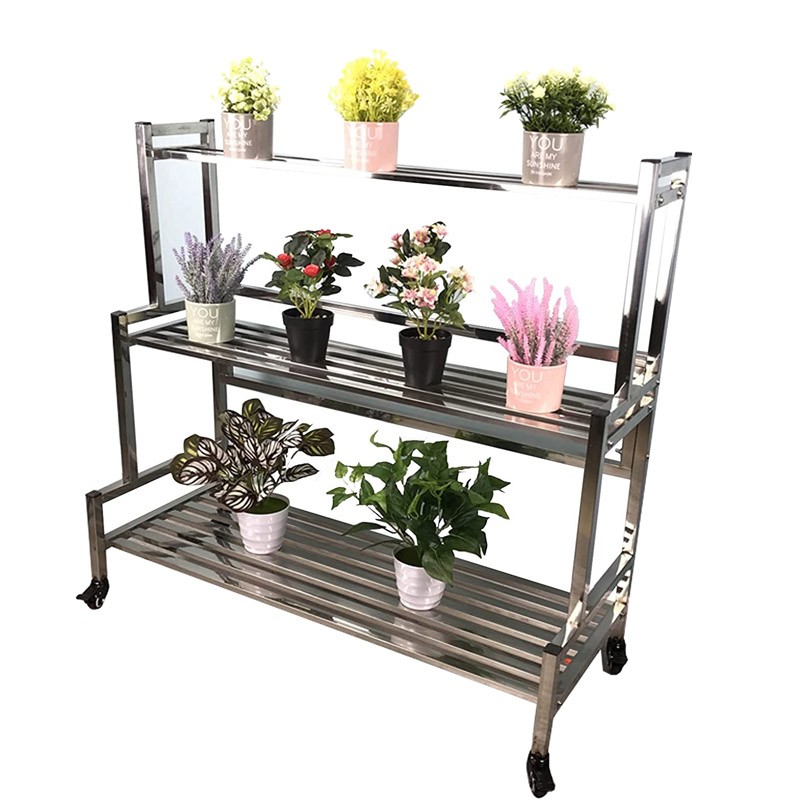 Metal flower display stands