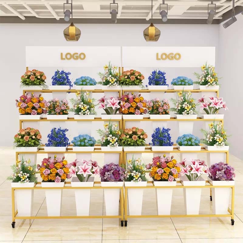 Modern flower shop display stand