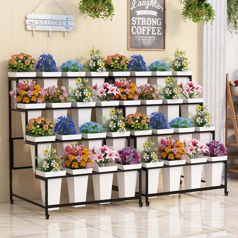 Modern flower shop display stand