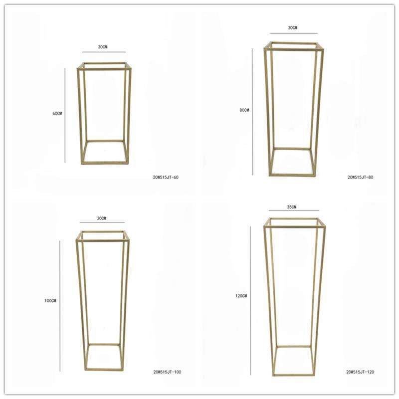 Factory supply gold floral stand