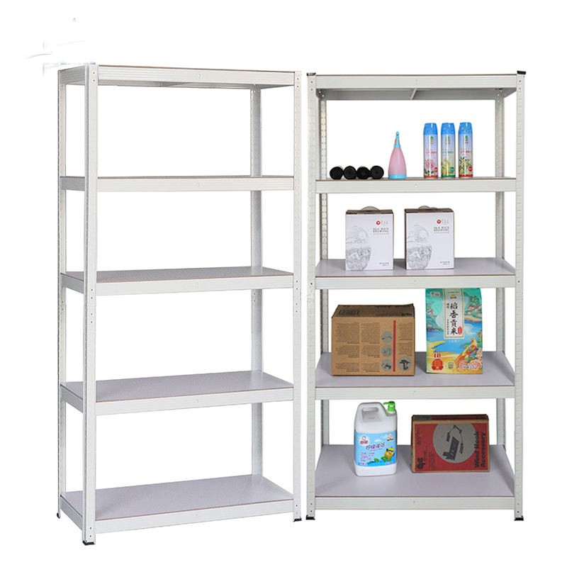 Heavy duty metal boltless shelving