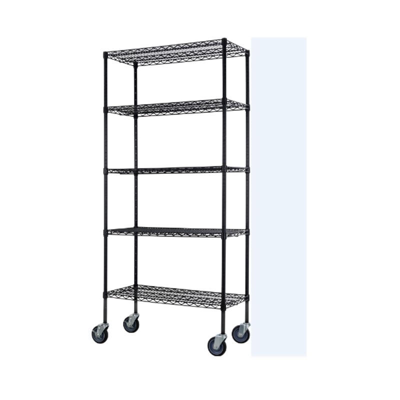 Adjustable metal garage shelving unit