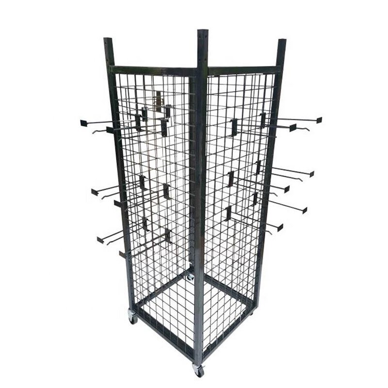 Free standing grid display stands