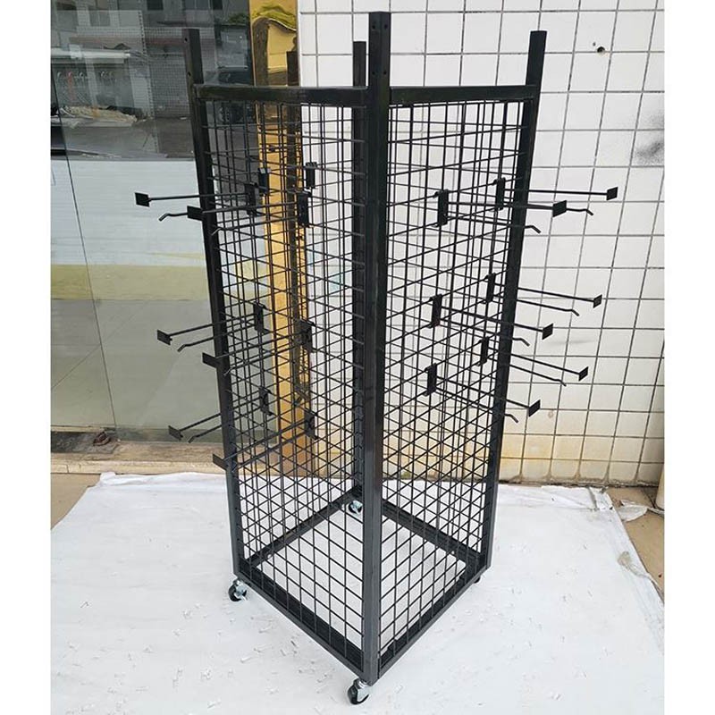 Supermarket mesh display stand