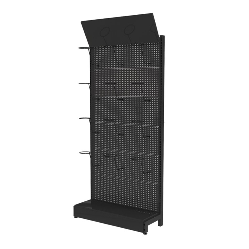 Retail pegboard display stand