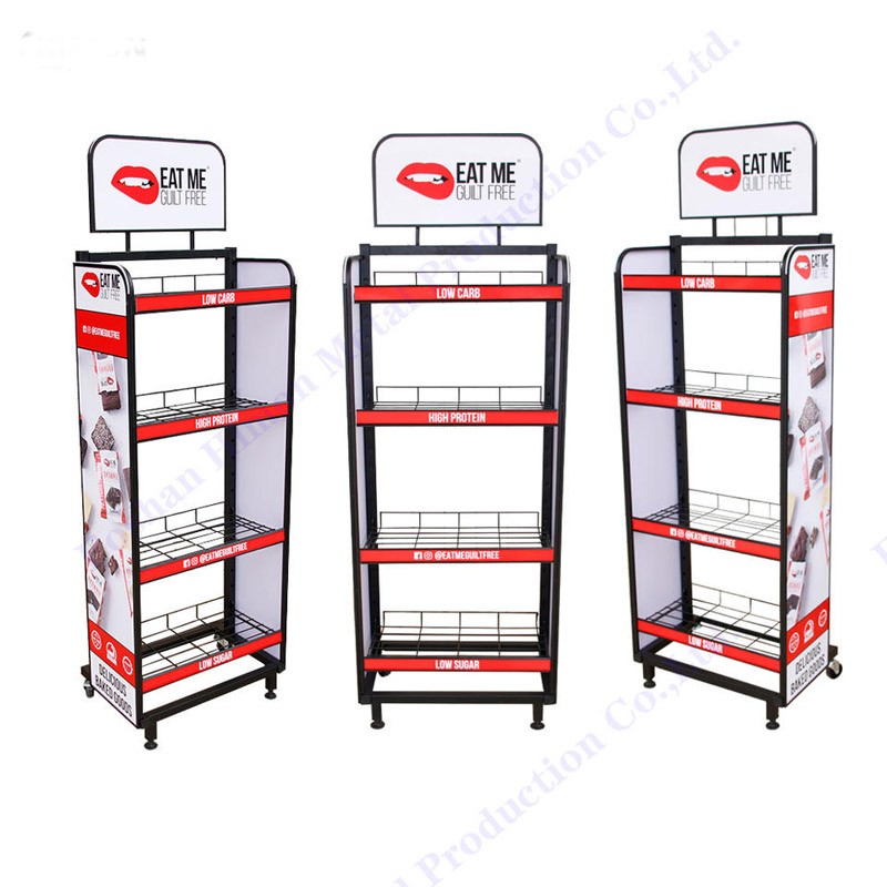 Free standing Supermarket display Baske