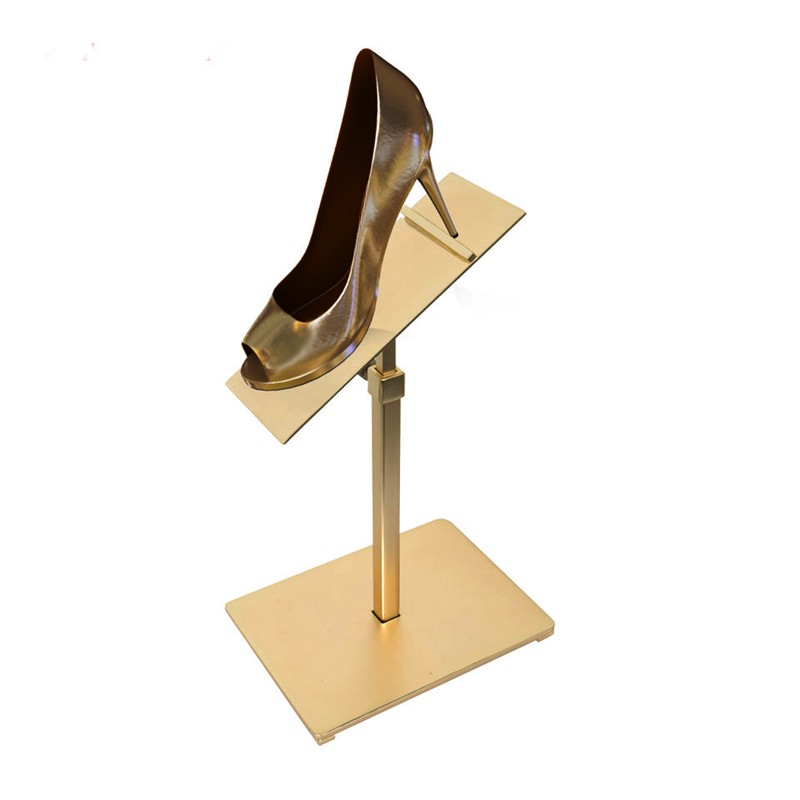 Adjustable shoe display riser