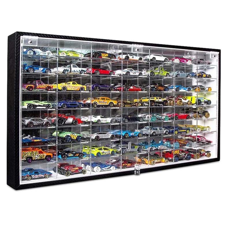 Multi-layered Wall Mount Rack Toy car collection display case
