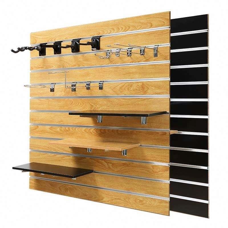 Commercial wood slatwall panel