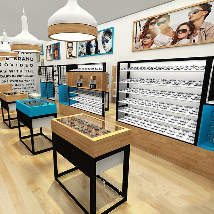 Modern custom optical store design