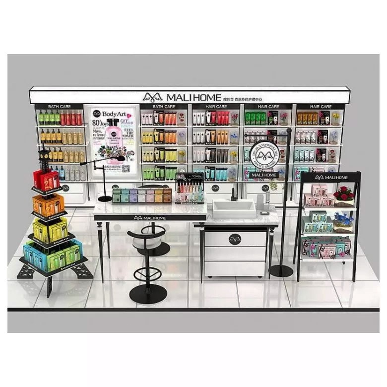  Shopping mall cosmetic kiosk design