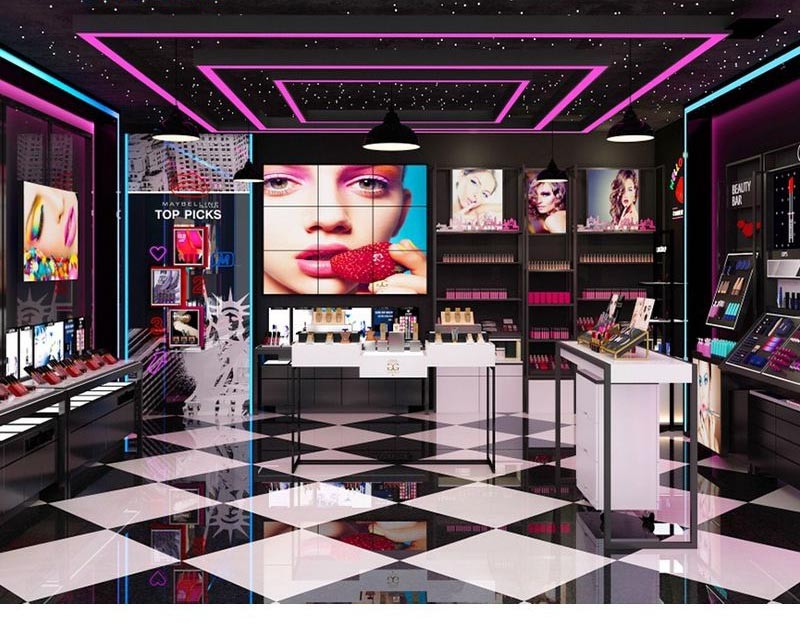 New design makeup showcase