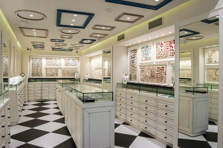 Custom jewelry store design