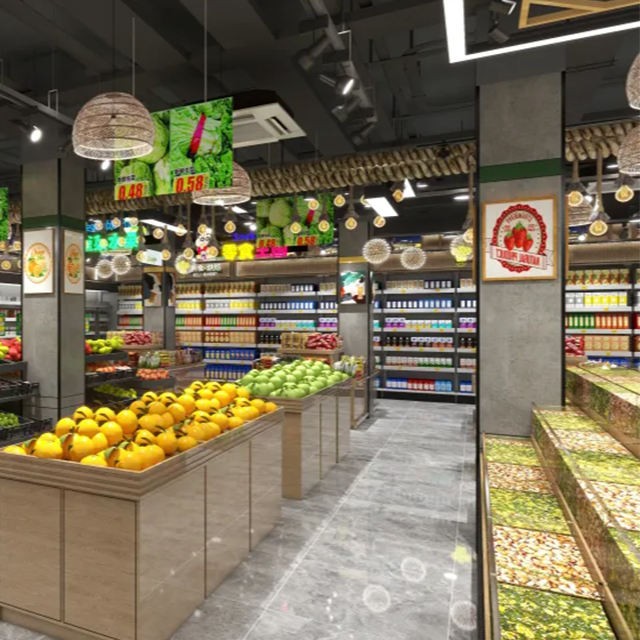 Supermarket stores interior design