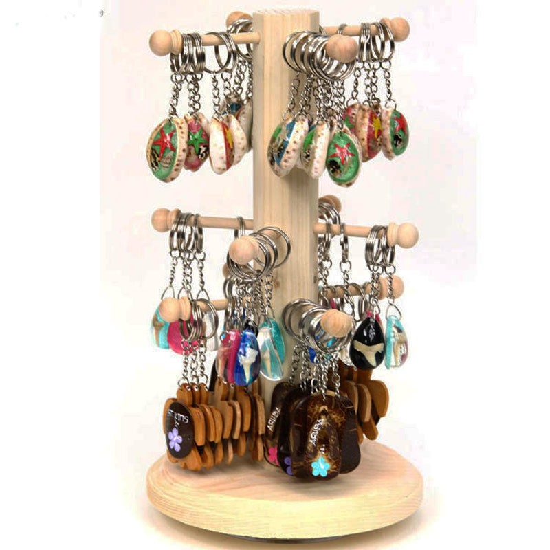 Fashion slatwall key ring display