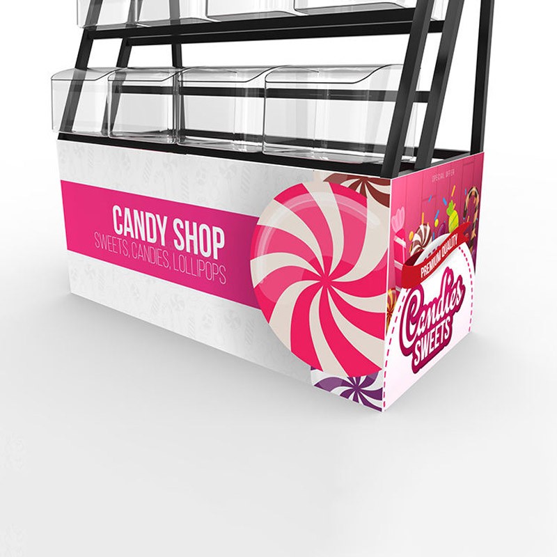 Custom retail candy rack display