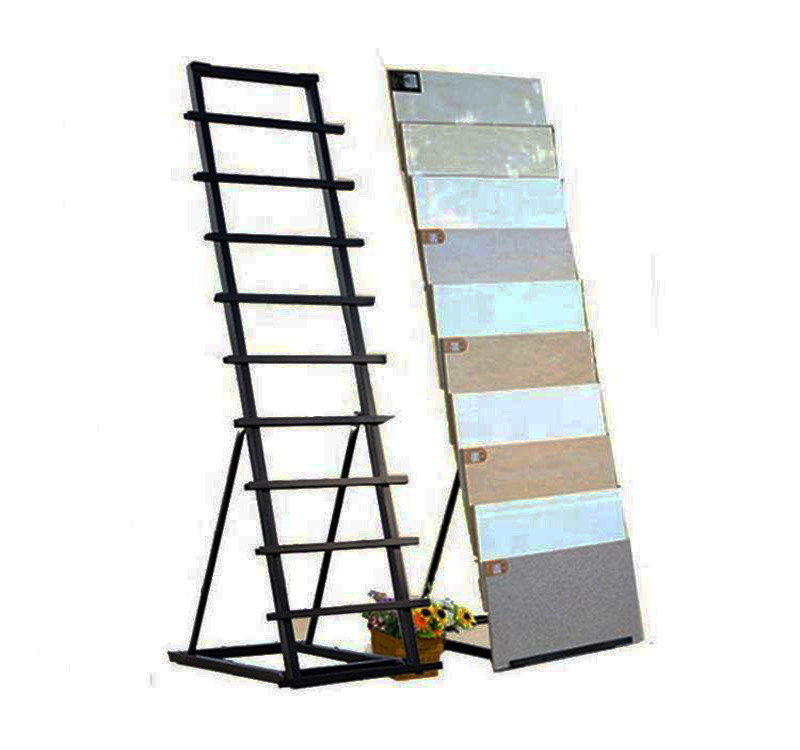 Commercial metal marble display