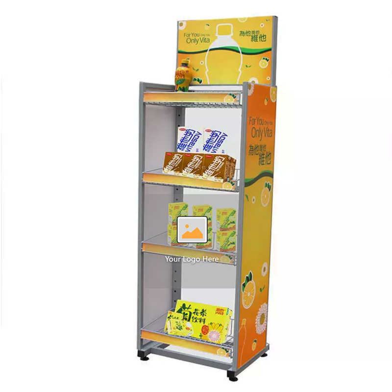 Supermarket snack display stand