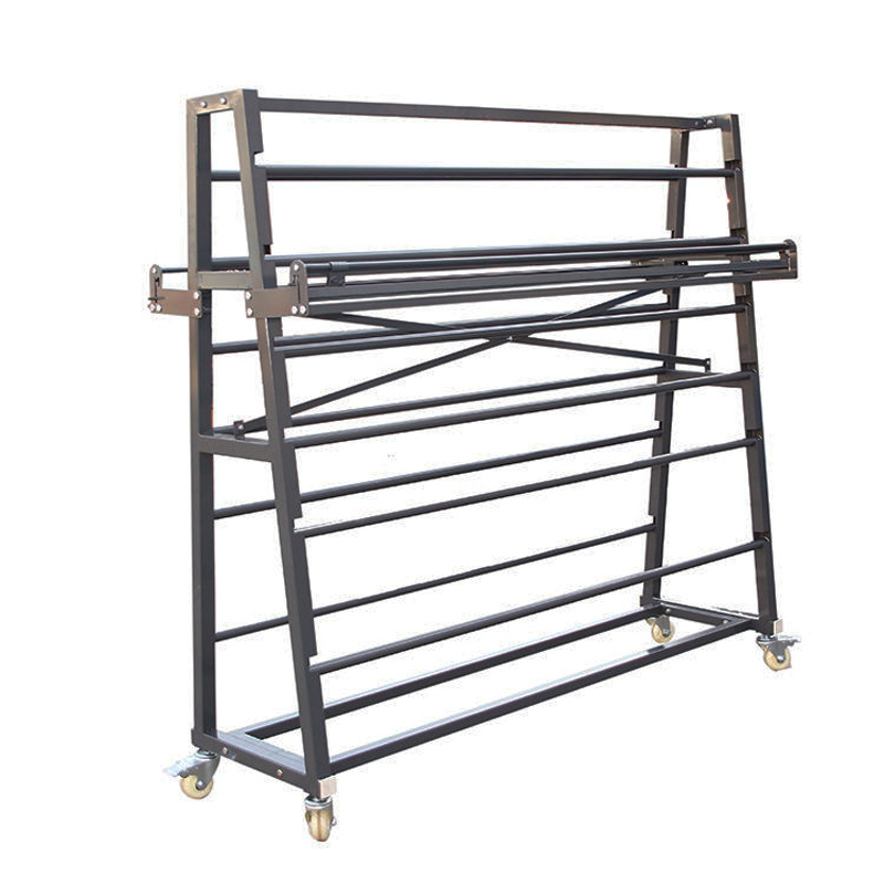 Heavy duty textile display rack