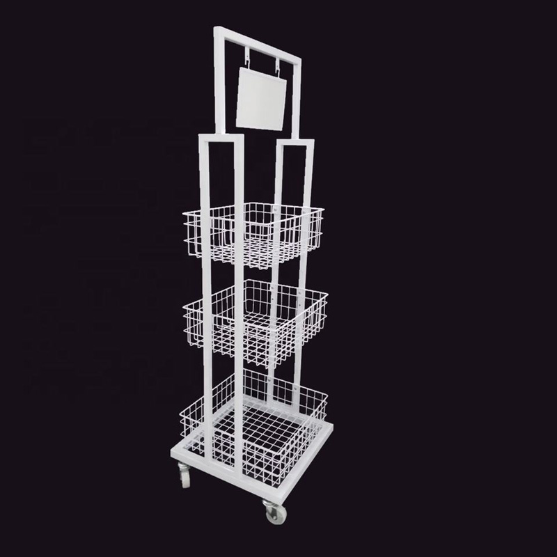 Custom wire display baskets