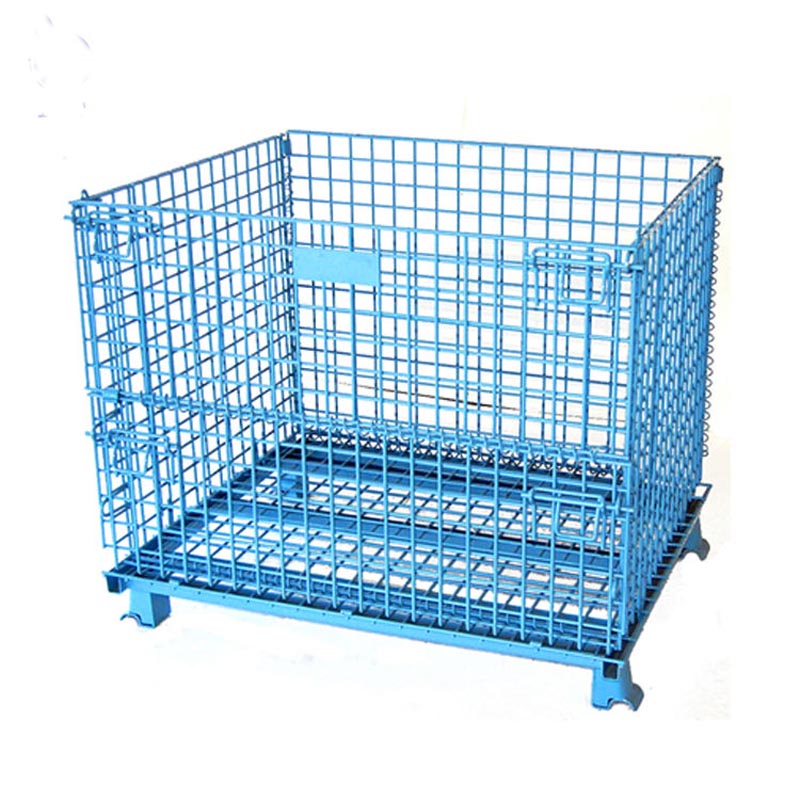 Warehouse wire mesh storage baskets
