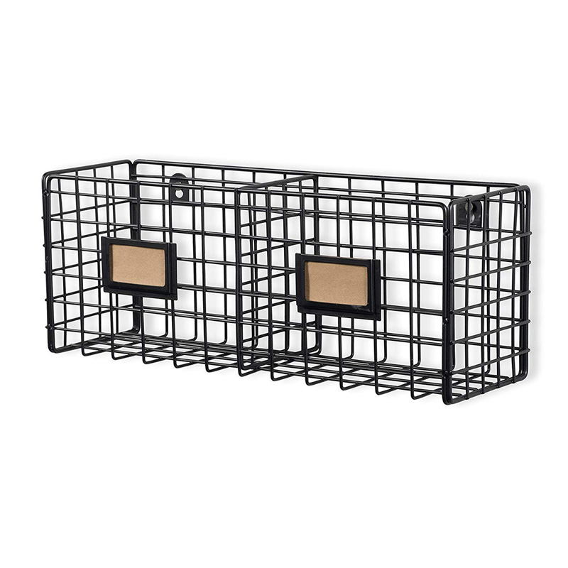 Factory supply Metal Wire Baskets – Magazine Racks Organizer Holder – Wall Mounted Storage